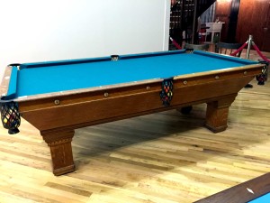 Antique Brunswick Pool Table For Sale #5