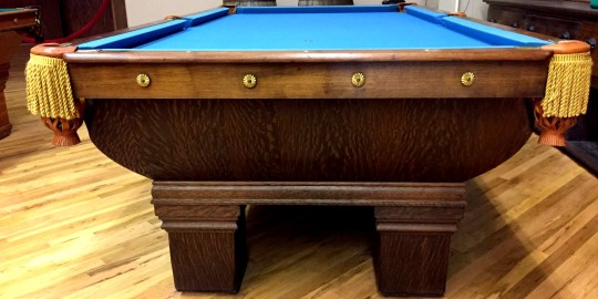 Antique Brunswick Pool Table For Sale