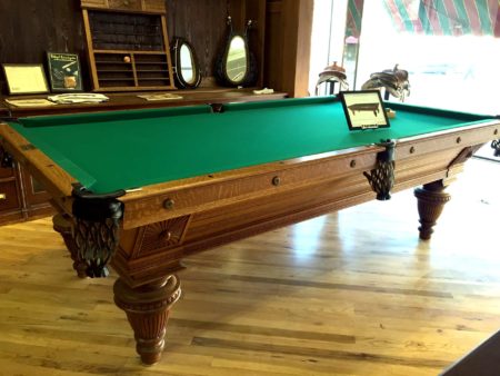 Sunburst Union League: Antique Brunswick Pool Table For Sale